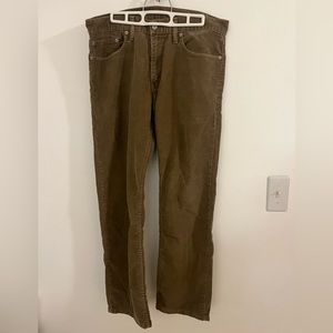 Levi’s 514 corduroy pants 34x29